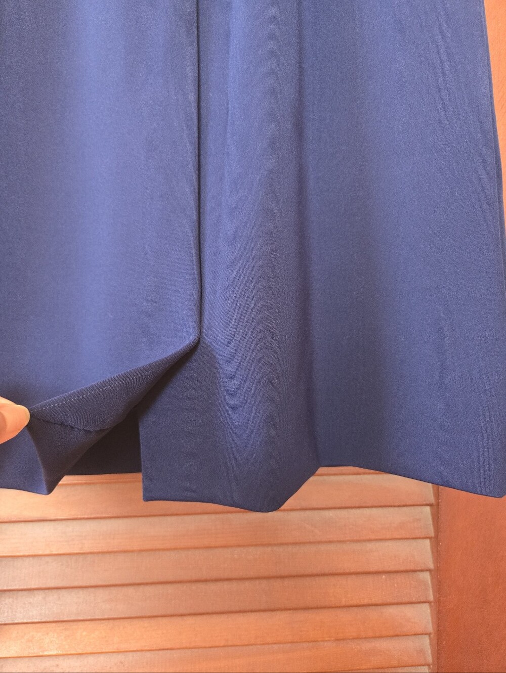 Ralph Lauren Purple Label Dark Blue Off-Shoulder Cross-Front Sheath Dress, US 6 - Picture 8 of 11